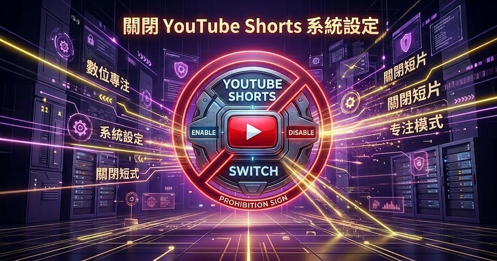 YouTube Shorts 關閉教學:手機內建 0 分鐘限制與 Chrome 隱藏外掛,找回專注力免受短影音干擾 YouTube Shorts 關閉教學:手機內建 0 分鐘限制與 Chrome 隱藏外掛,找回專注力免受短影音干擾