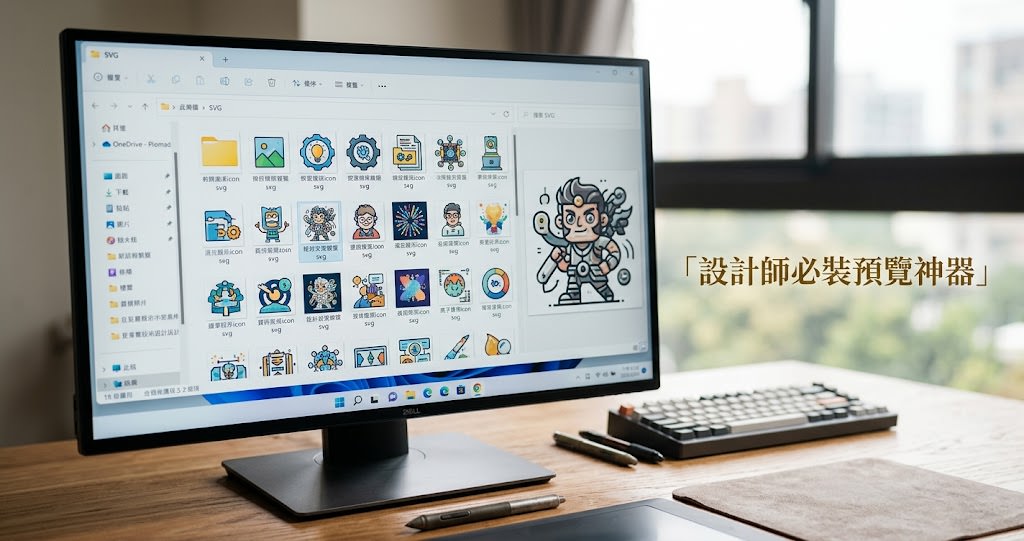 【SVG 縮圖秒解全攻略】Windows 11 檔案總管不顯示 SVG 縮圖?開源擴充套件手把手安裝教學指南 【SVG 縮圖秒解全攻略】Windows 11 檔案總管不顯示 SVG 縮圖?開源擴充套件手把手安裝教學指南