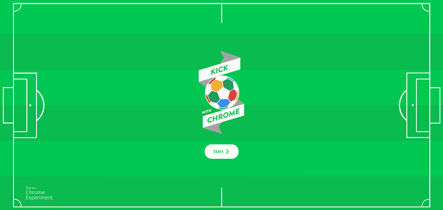 Google 世界盃足球遊戲 – Kick with Chrome@支援多人連線網頁遊戲