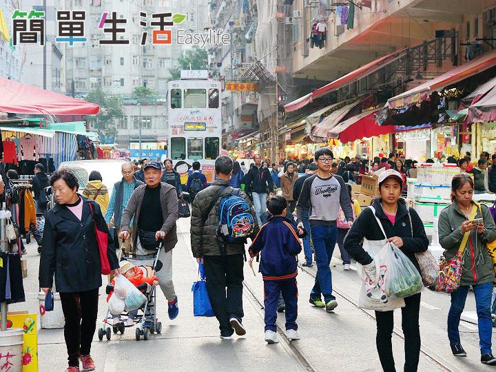 [香港叮叮車攝影景點] 北角春秧街市場 & 銅鑼灣怡和街特色環形天橋