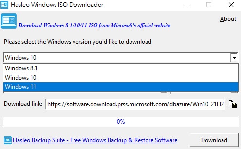 [軟體] Windows ISO 一鍵免費下載 Windows 11 / 10 / 8.1 映像檔案工具