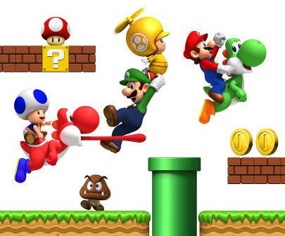 新超級馬力歐 WII New Super Mario Bros 遊戲畫面搶先看